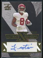 John Metchie III [Gold] #UXS-JM! Football Cards 2022 Leaf Ultimate Draft X Autographs Prices