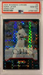 Derek Jeter [Refractor] #3 Baseball Cards 2004 Bowman Chrome Prices