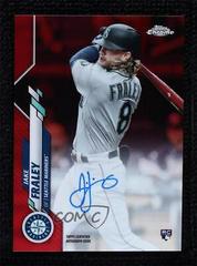 Jake Fraley [Red Refractor] #RA-JF Baseball Cards 2020 Topps Chrome Rookie Autographs Prices