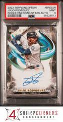 Julio Rodriguez #BRES-JR Baseball Cards 2023 Topps Inception Rookie and Emerging Stars Autographs Prices