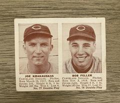 Joe Krakauskas, Bob Feller Baseball Cards 1941 Double Play Prices