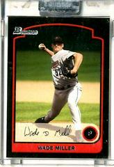 Wade Miller #37 Baseball Cards 2003 Bowman Prices