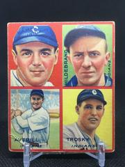 Averill, Hildebrand [Kamm, Trosky] Baseball Cards 1935 Goudey 4 in 1 Prices