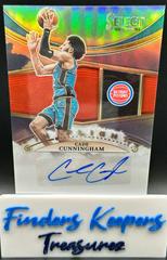 Cade Cunningham [Red] #IFS-CCH Basketball Cards 2022 Panini Select In Flight Signatures Prices