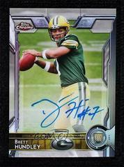Brett Hundley [Throwing Autograph Refractor] Football Cards 2015 Topps Chrome Prices
