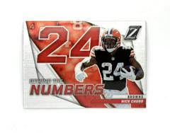 Nick Chubb #BN-NC Football Cards 2022 Panini Zenith Behind the Numbers Prices