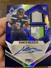 Kenneth Walker III [Prime Blue] #RAD-KW Football Cards 2022 Panini Phoenix RPS Rookie Auto Dual Jersey Prices