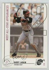 Barry Larkin Baseball Cards 2002 Topps Ten Prices