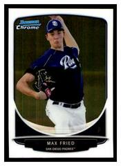 Max Fried [Purple Ice] Baseball Cards 2013 Bowman Draft Picks & Prospects Top Prospects Prices