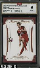 Christian Pulisic [Bronze] #35 Soccer Cards 2018 Panini National Treasures Prices