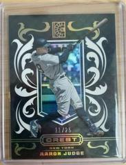 Aaron Judge [Holo Gold] #C-9 Baseball Cards 2022 Panini Capstone Crest Prices