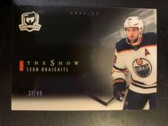 Leon Draisaitl #SB-27 Hockey Cards 2021 Upper Deck The Cup Show Black Prices