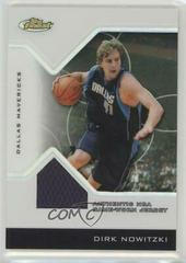 Dirk Nowitzki [Jersey Refractor] #106 Basketball Cards 2004 Finest Prices