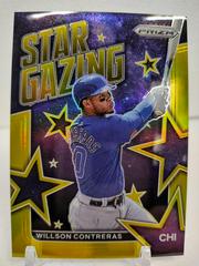 Willson Contreras [Gold Prizm] Baseball Cards 2022 Panini Prizm Star Gazing Prices