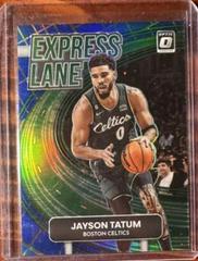 Jayson Tatum [Blue] #23 Basketball Cards 2022 Panini Donruss Optic Express Lane Prices