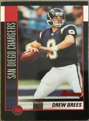 Drew Brees #2 Football Cards 2002 Bowman Prices