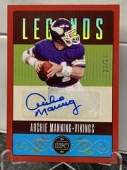 Archie Manning [Red Autograph] #101 Football Cards 2023 Panini Legacy Prices