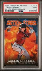 Corbin Carroll [Orange] #ASC-3 Baseball Cards 2023 Topps Chrome Update Action Stars Prices