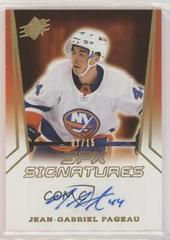 Jean Gabriel Pageau [Gold] #SPX-JP Hockey Cards 2021 SPx Signatures Prices