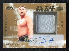 Jake Hager [Autograph] Wrestling Cards 2021 Upper Deck AEW Spectrum On the Mat Relics Prices