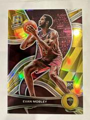 Evan Mobley [Gold] Basketball Cards 2021 Panini Spectra Prices