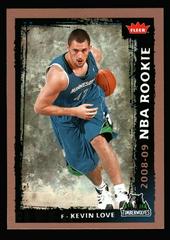 Kevin Love Basketball Cards 2008 Fleer Prices
