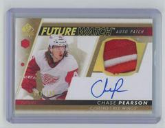 Chase Pearson #FWAP-CP Hockey Cards 2022 SP Authentic Future Watch Autograph Patch Prices