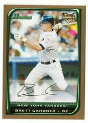 Brett Gardner [Gold] Baseball Cards 2008 Bowman Draft Picks Prices