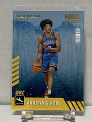 Jalen Williams [Winter] #12 Basketball Cards 2022 Panini Hoops Arriving Now Prices