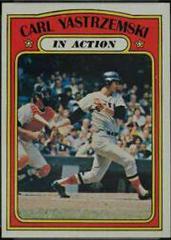 Carl Yastrzemski [In Action] Baseball Cards 1972 Topps Prices
