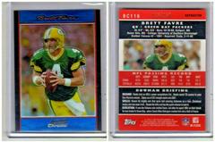 Brett Favre [Blue Refractor] Football Cards 2007 Bowman Chrome Prices