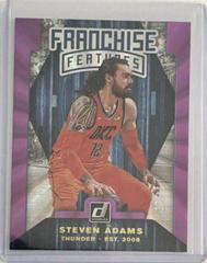 Steven Adams [Purple Laser] Basketball Cards 2019 Panini Donruss Franchise Features Prices