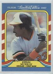 Eddie Murray #31 Baseball Cards 1987 Fleer Limited Edition Prices