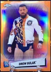 Drew Gulak [Orange Refractor] #15 Wrestling Cards 2021 Topps Chrome WWE Prices