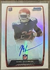 Mike Gillislee Football Cards 2013 Bowman Chrome Rookie Autograph Prices