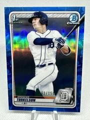 Spencer Torkelson [Blue Refractor] Baseball Cards 2020 Bowman Draft Chrome Prices