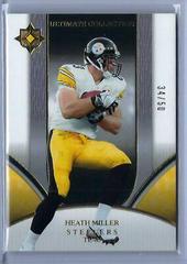Heath Miller [Gold] #155 Football Cards 2006 Upper Deck Ultimate Collection Prices