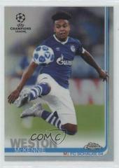Weston McKennie [Refractor] Soccer Cards 2018 Topps Chrome UEFA Champions League Prices