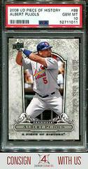 Albert Pujols Baseball Cards 2008 Upper Deck Piece of History Prices