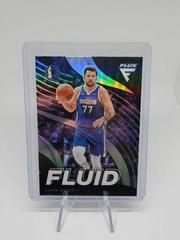 Luka Doncic [Silver] #14 Basketball Cards 2022 Panini Flux Fluid Prices