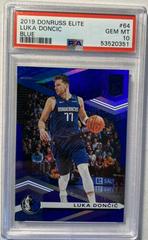 Luka Doncic [Blue] Basketball Cards 2019 Panini Donruss Elite Prices