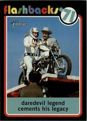 Evel Knievel jumps 19 cars Baseball Cards 2020 Topps Heritage News Flashbacks Prices