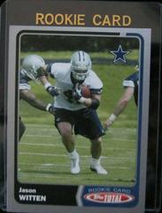 Jason Witten [Silver] #477 Football Cards 2003 Topps Total Prices