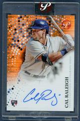 Cal Raleigh [Orange Refractor] Baseball Cards 2022 Topps Pristine Autographs Prices