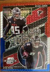 Deion Jones, Kyle Pitts [Red White Blue] #XO-23 Football Cards 2021 Panini Contenders Optic Xs and Os Prices