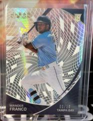 Wander Franco [Gold] Baseball Cards 2022 Panini Chronicles Clear Vision Prices