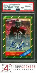 Marcus Lattimore [Autograph Refractor] Football Cards 2013 Topps Chrome 1986 Insert Prices