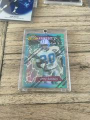 Barry Sanders [Refractor w/ Coating] Football Cards 1995 Topps Finest Prices