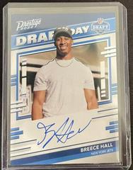 Breece Hall Football Cards 2022 Panini Prestige Draft Day Signatures Prices