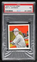 Roy C. Johnson Baseball Cards 1933 R305 Tattoo Orbit Prices
